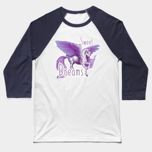 Sweet Dreams Lunar Pegasus Baseball T-Shirt